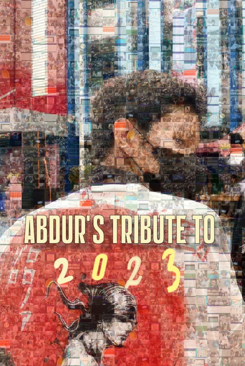 Abdur's tribute to 2023 poster