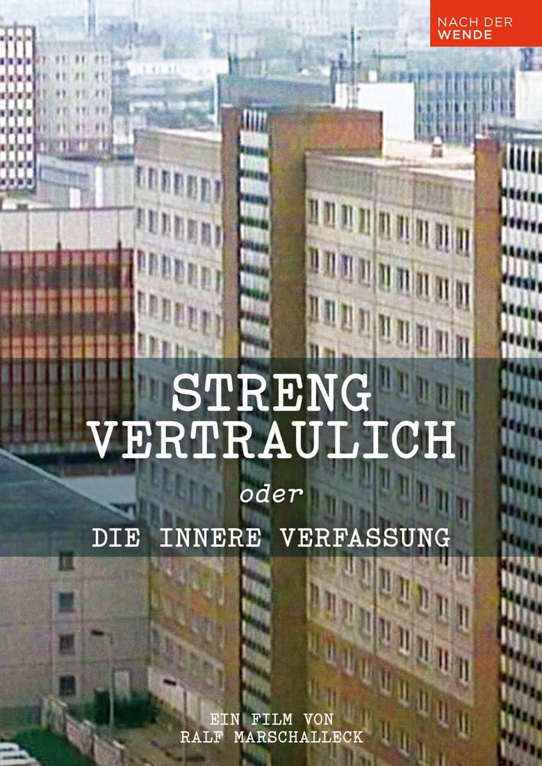 Streng vertraulich oder Die innere Verfassung poster
