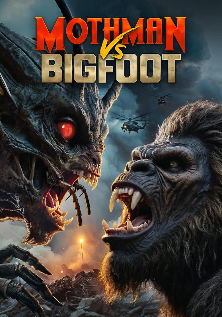 Mothman Vs Bigfoot poster