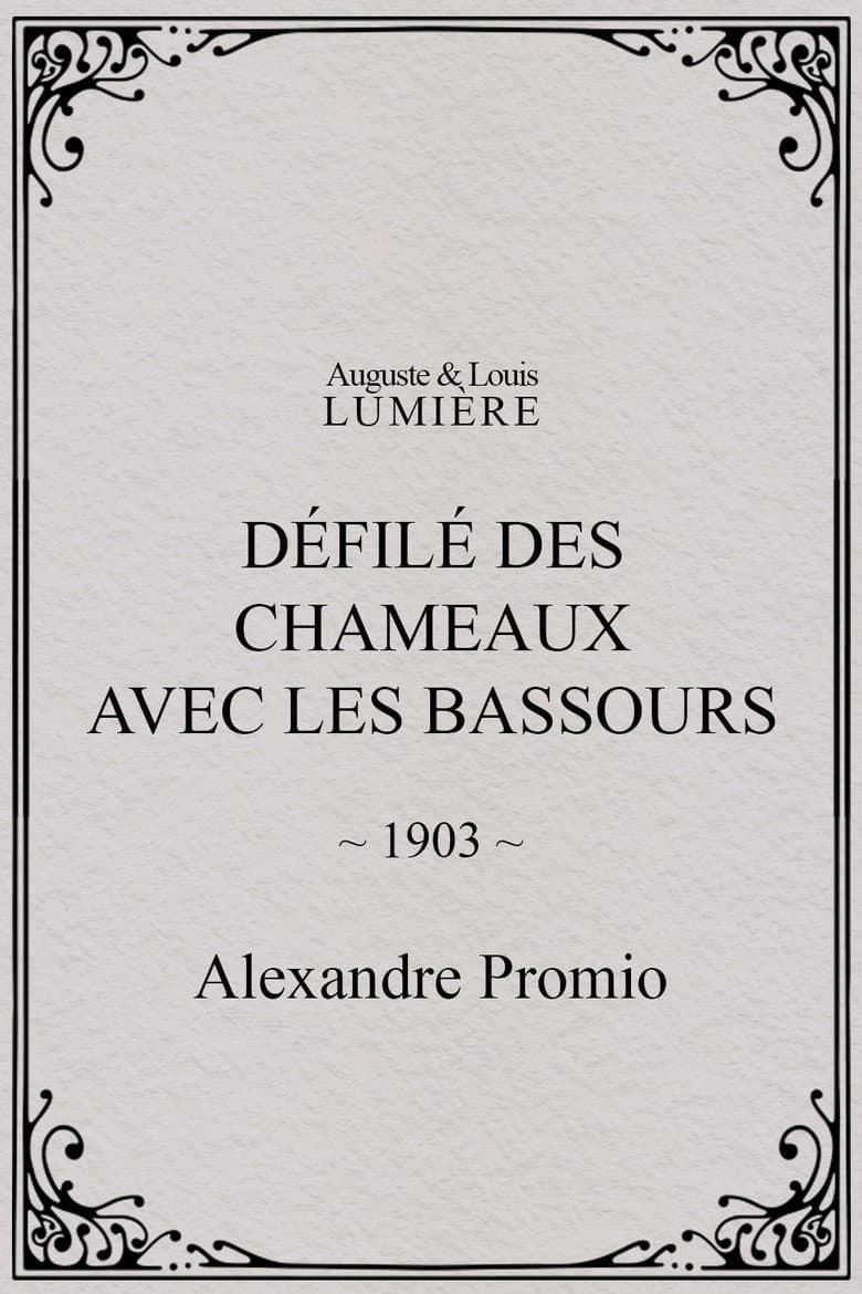 Défilé des chameaux avec les Bassours poster