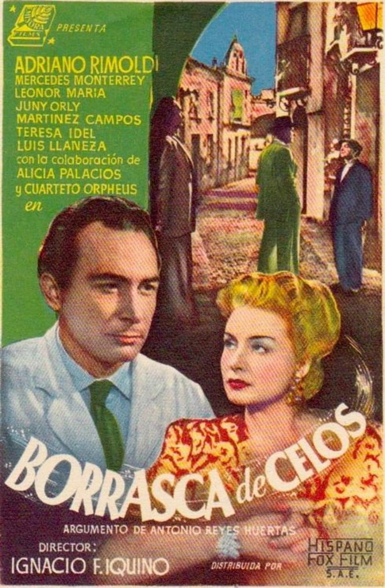 Borrasca de celos poster