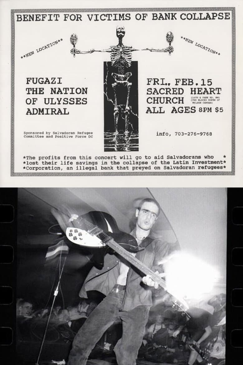 Fugazi: Sacred Heart Church, Washington, DC poster