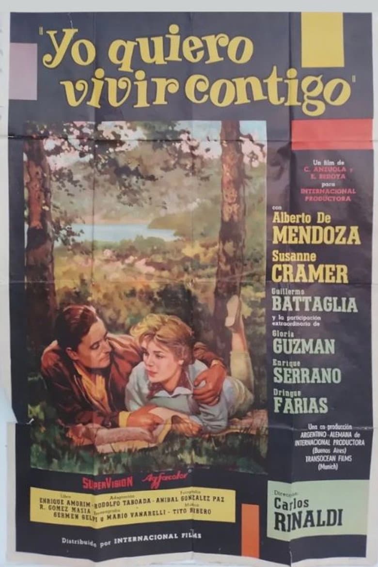 Yo quiero vivir contigo poster