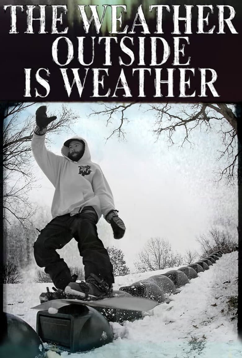The Weather Outside is Weather poster