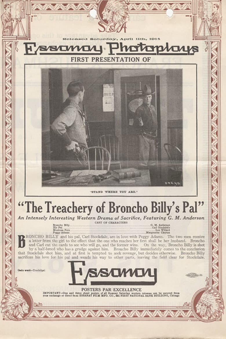 The Treachery of Broncho Billy's Pal poster