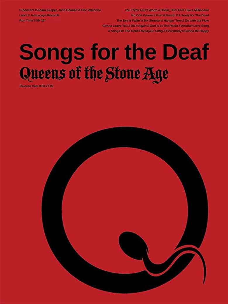 Queens Of The Stone Age – Songs For The Deaf (Real #1) poster
