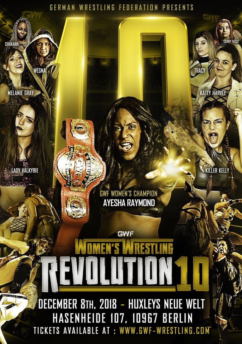 GWF. Women Wrestling Revolution 10 poster