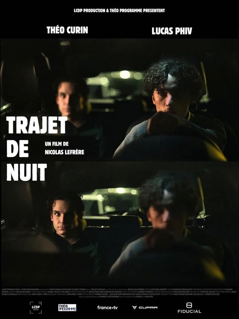 Trajet de nuit poster