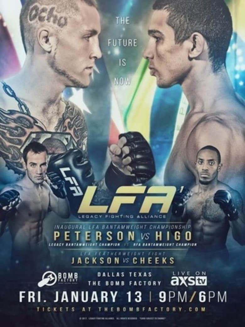 LFA 1: Peterson vs. Higo poster