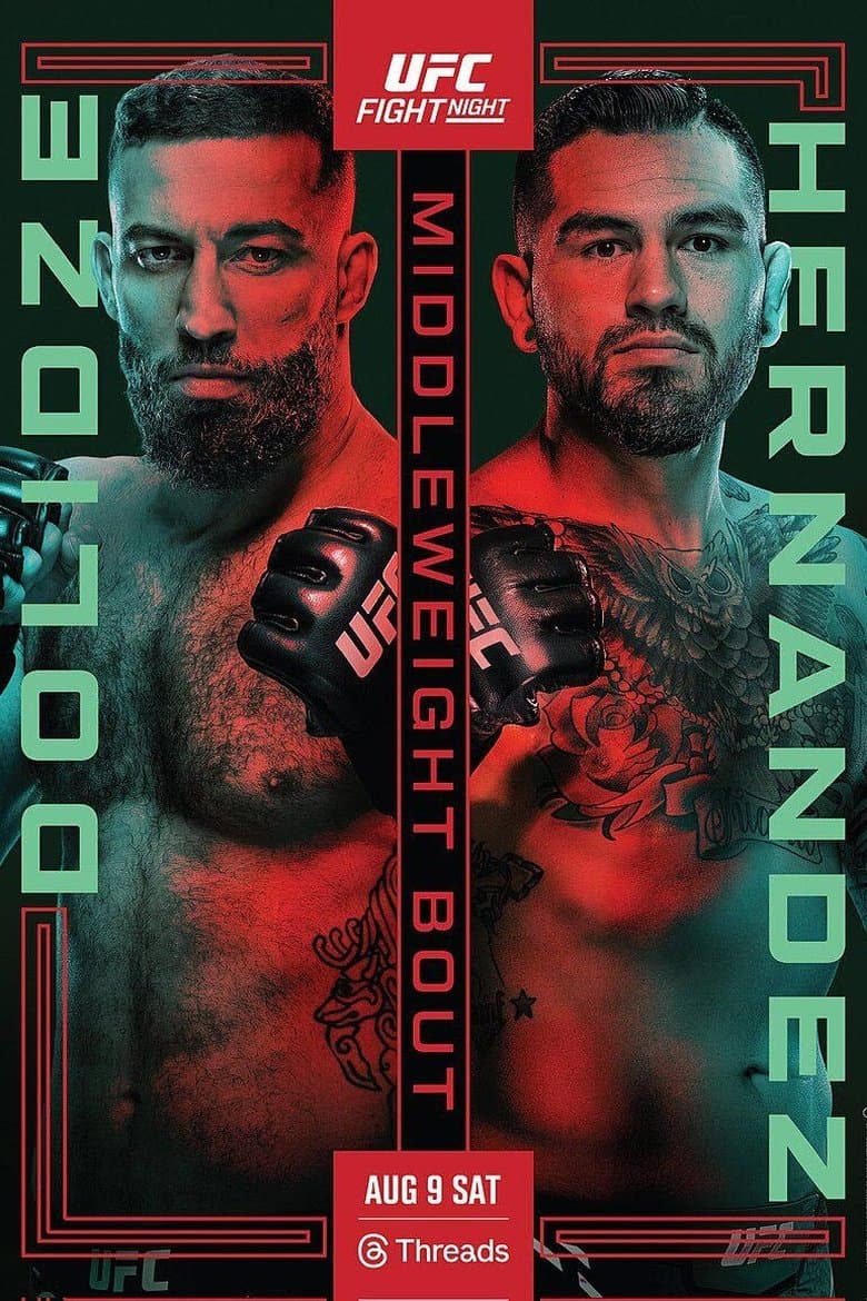 UFC on ESPN 72: Dolidze vs. Hernandez poster