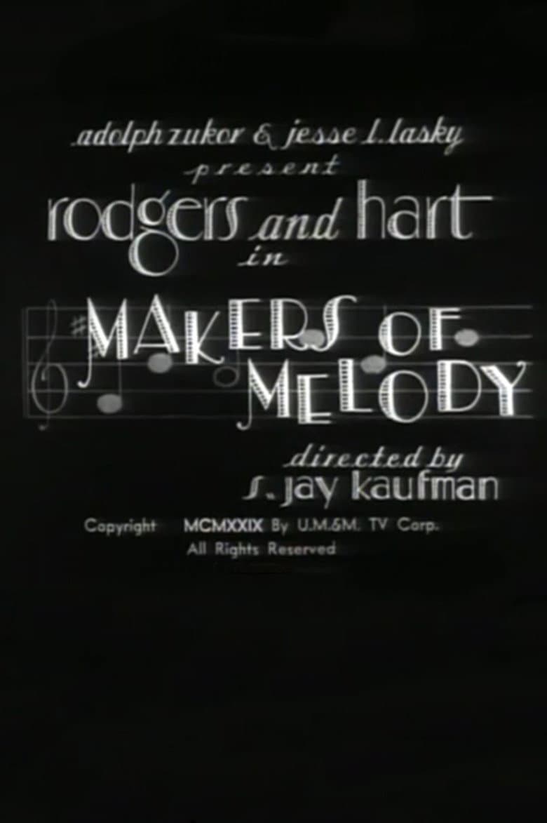 Makers of Melody poster