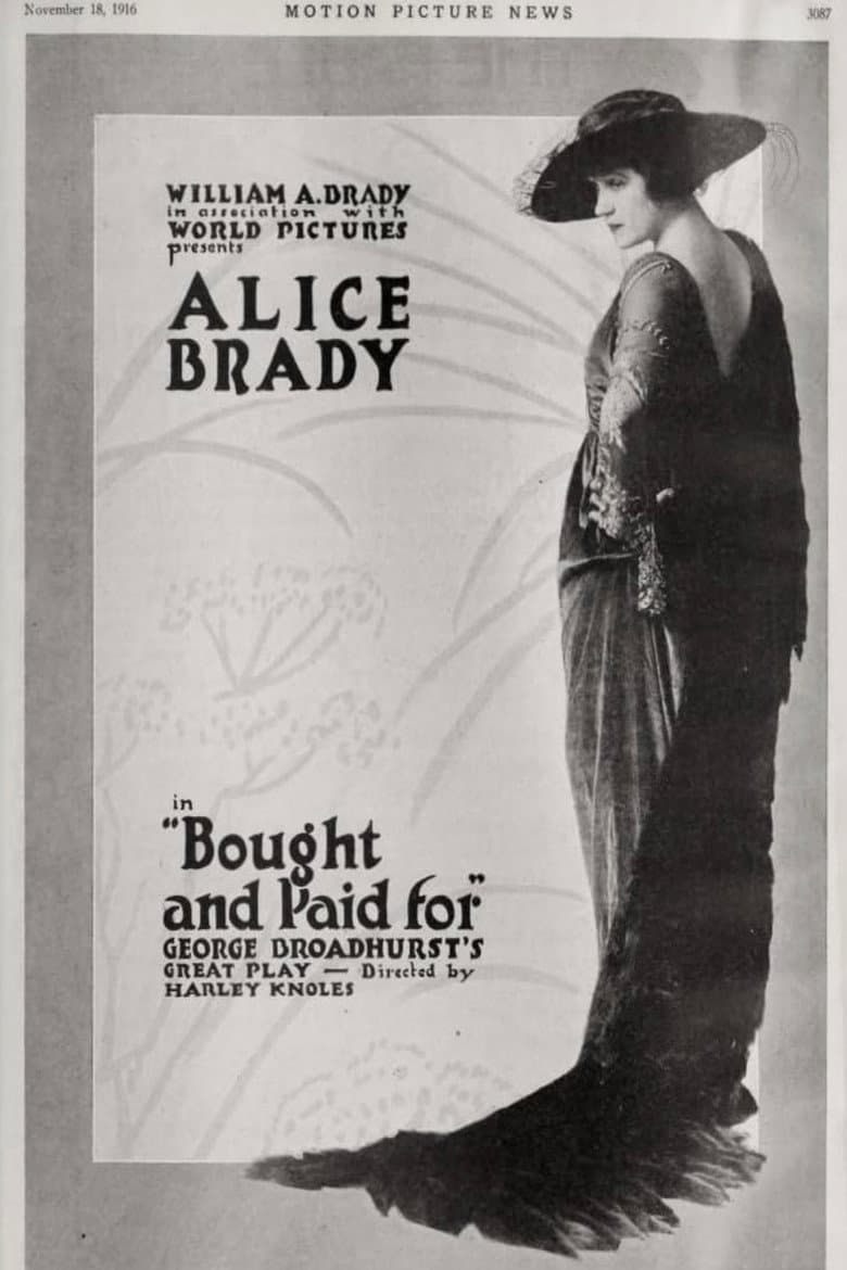 Bought and Paid For poster