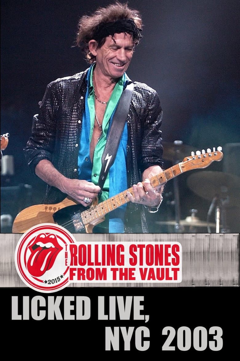 The Rolling Stones: Licked Live In NYC poster