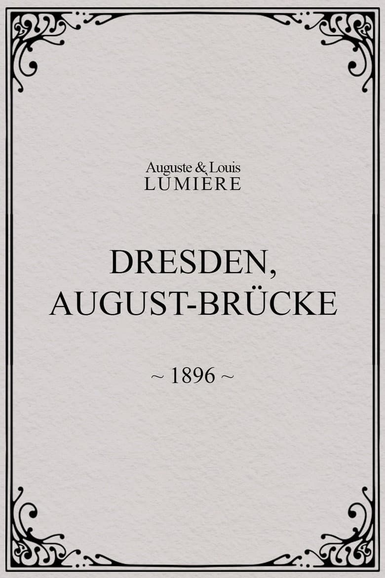 Dresden, August-Brücke poster