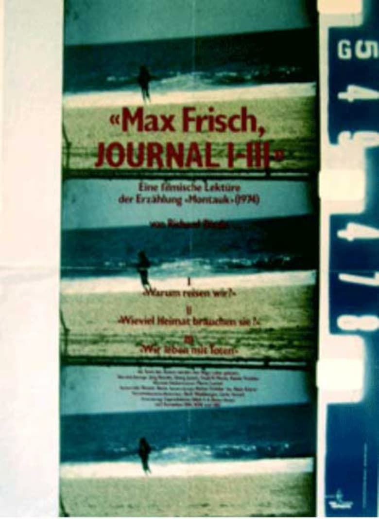 Max Frisch, Journal I-III poster