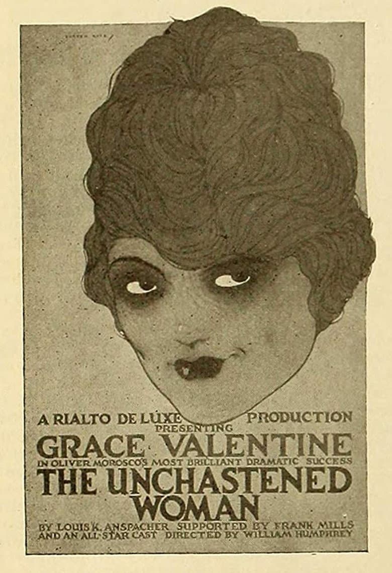 The Unchastened Woman poster