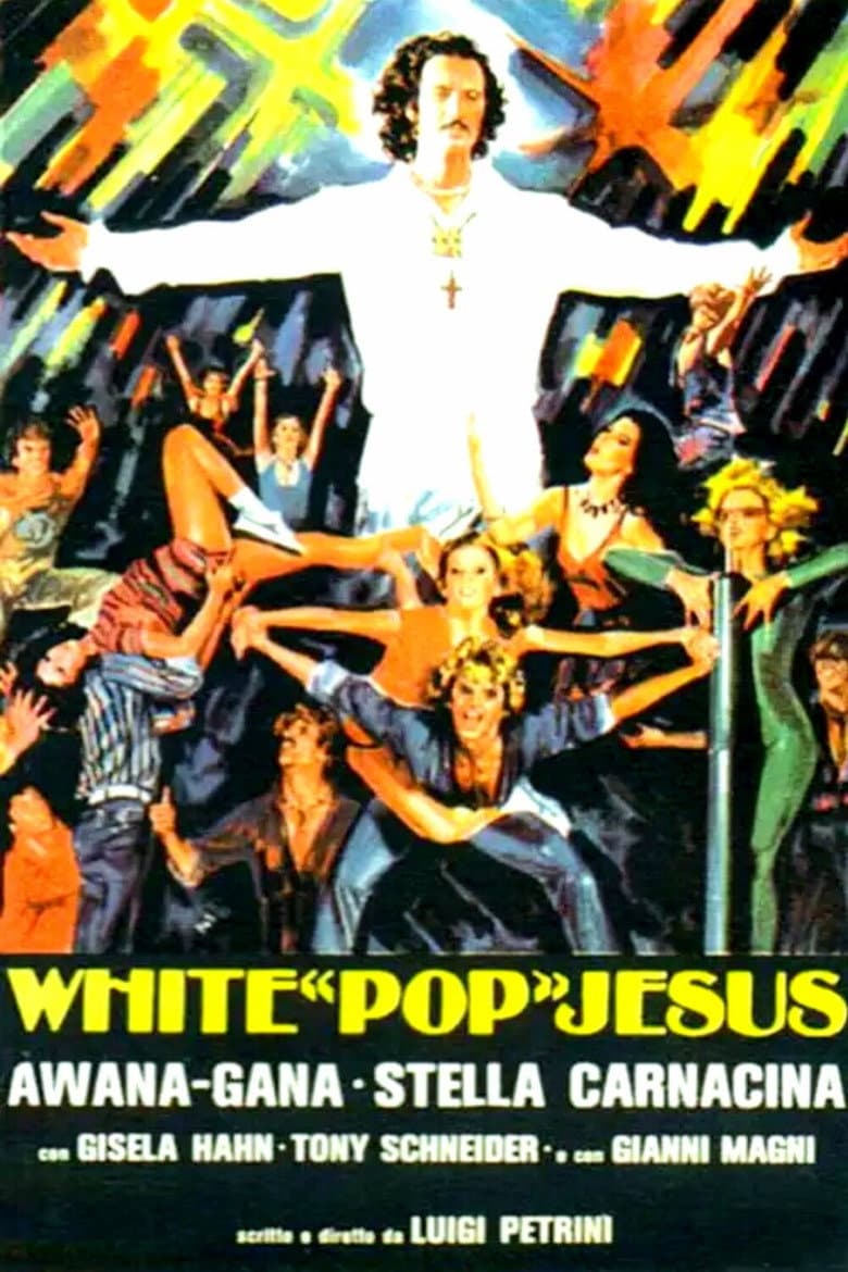 White Pop Jesus poster