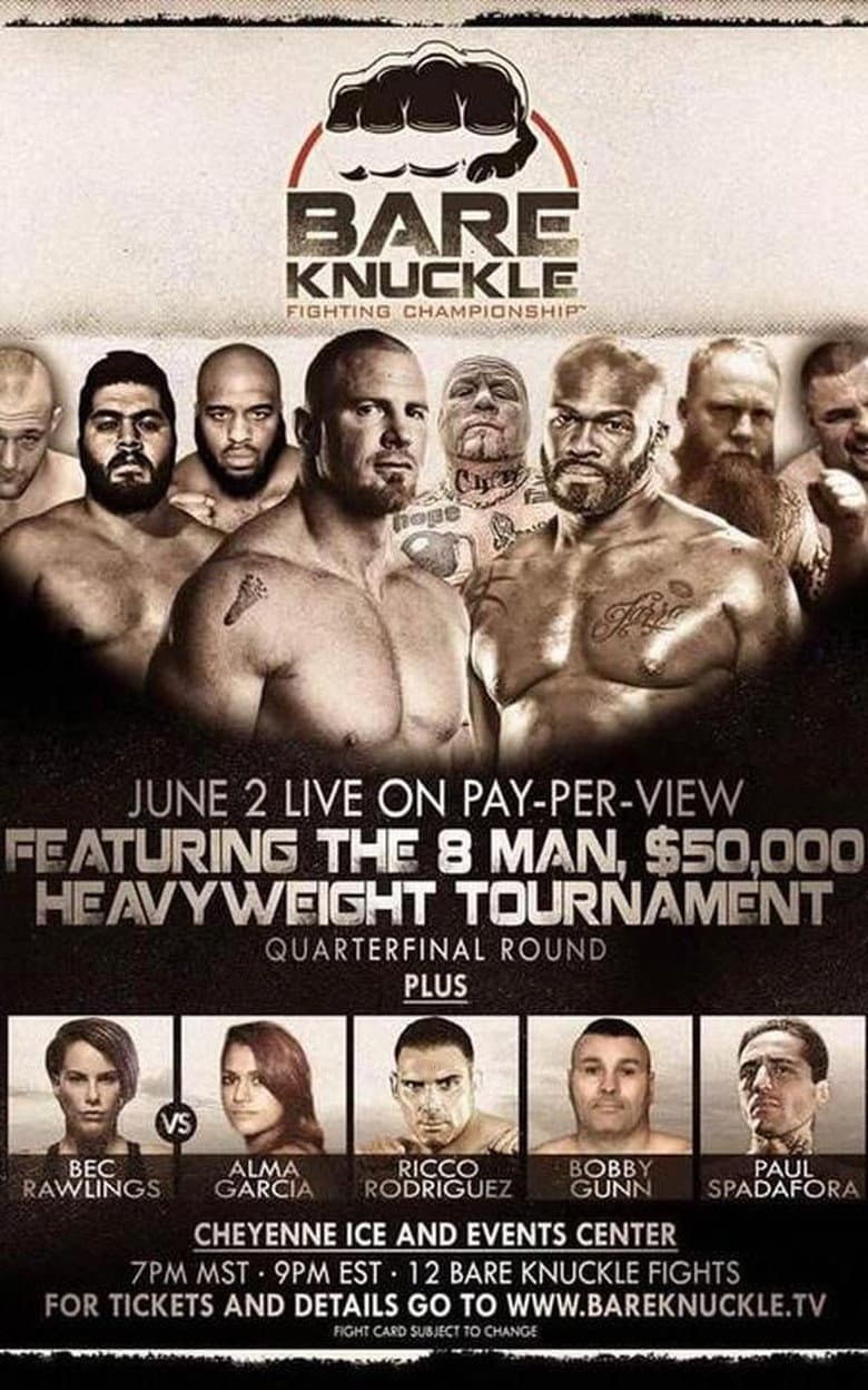 Bare Knuckle Fighting Championship 1 poster