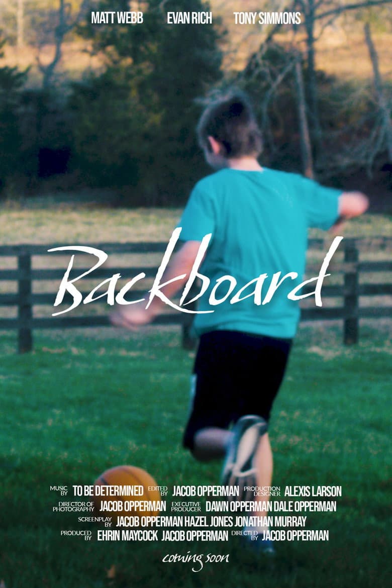 Backboard poster