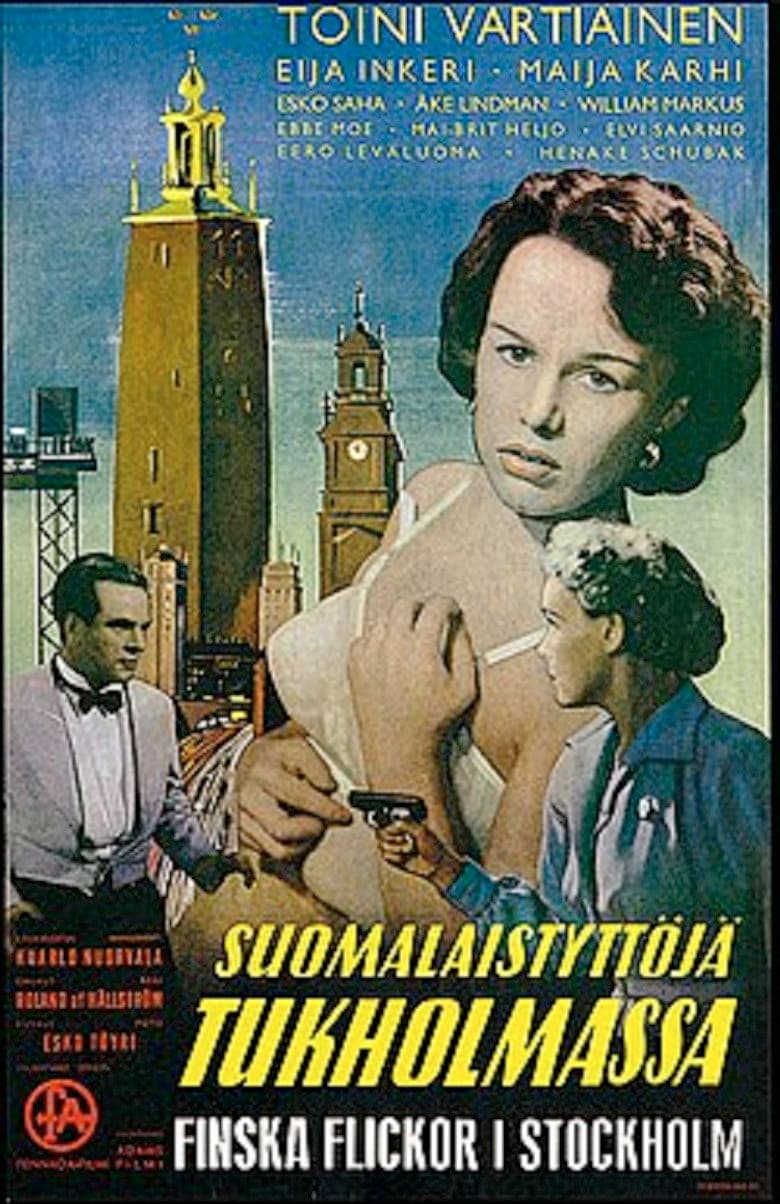 Suomalaistyttöjä Tukholmassa poster