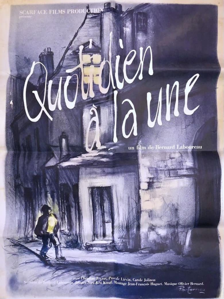 Quotidien à la une poster