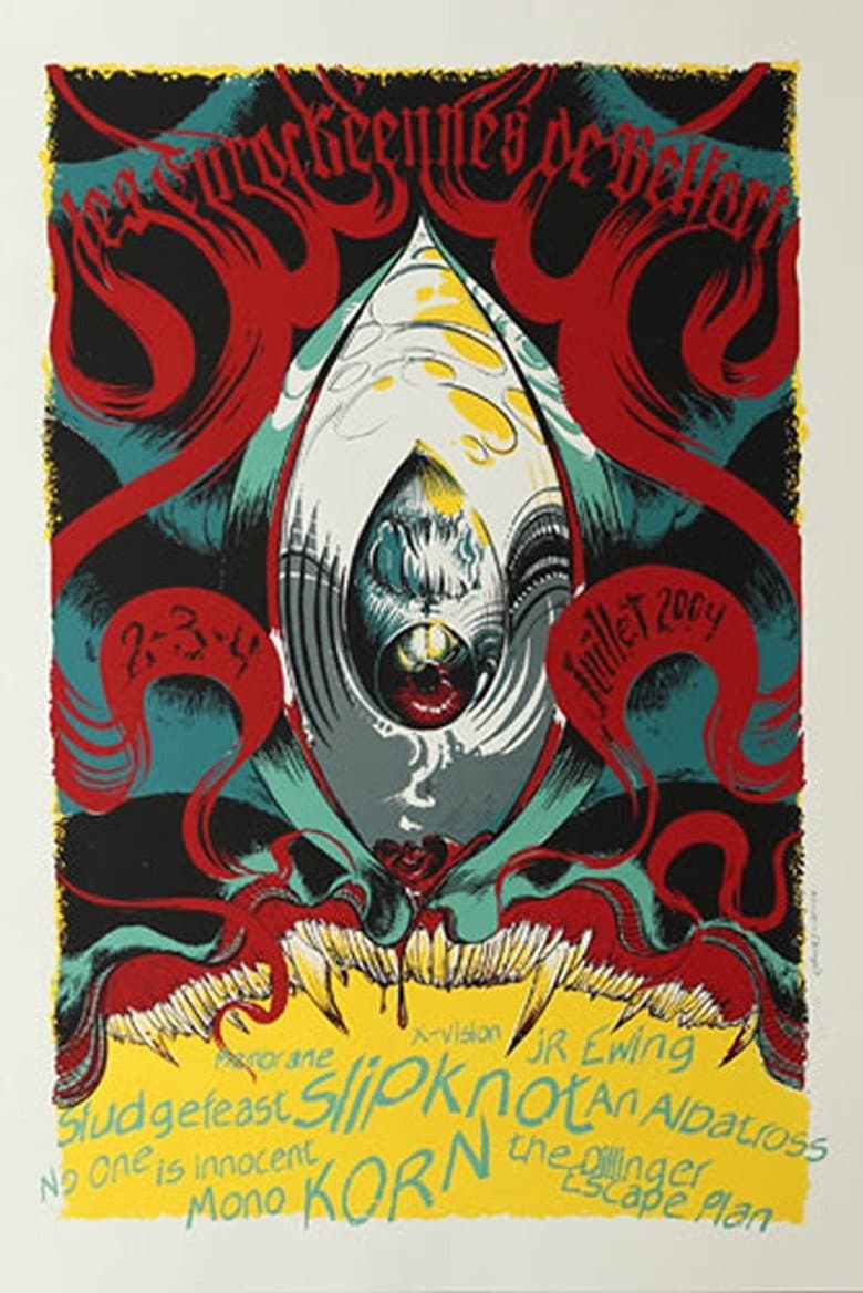 Slipknot - Live at Eurockéennes de Belfort 2004 poster