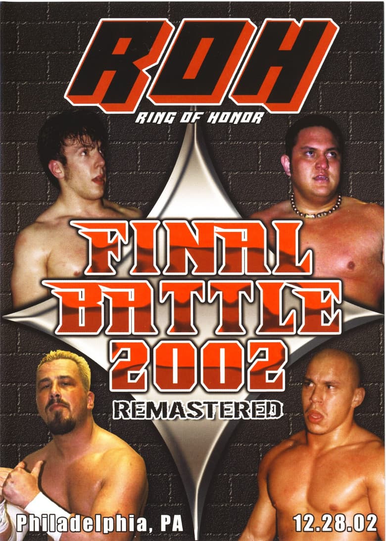 ROH Final Battle 2002 poster