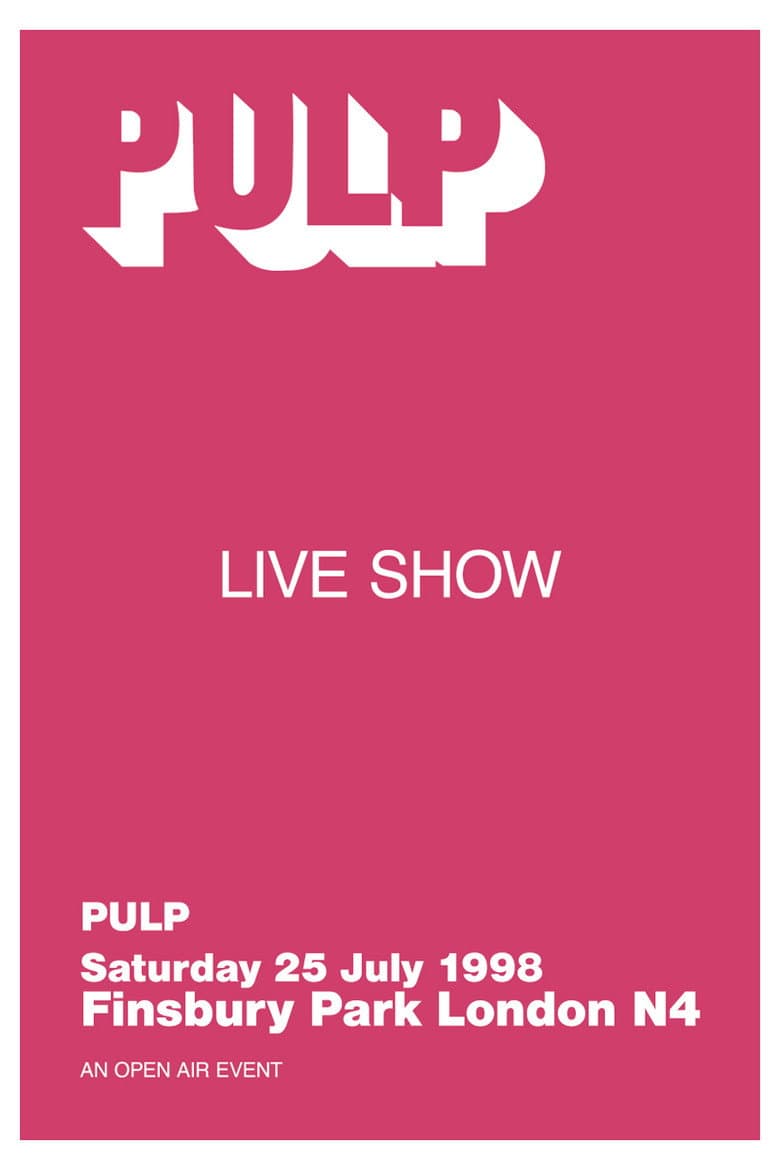 Pulp: The Park is Mine poster