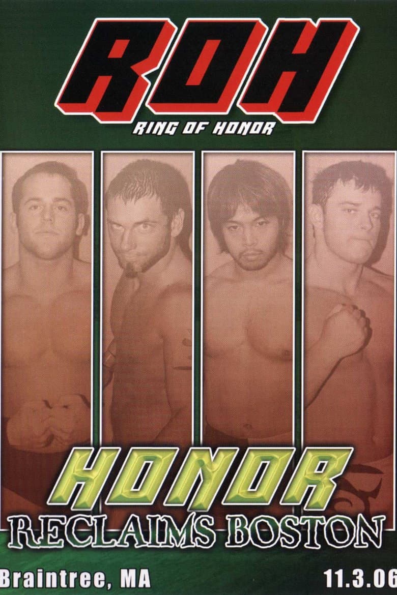 ROH: Honor Reclaims Boston poster