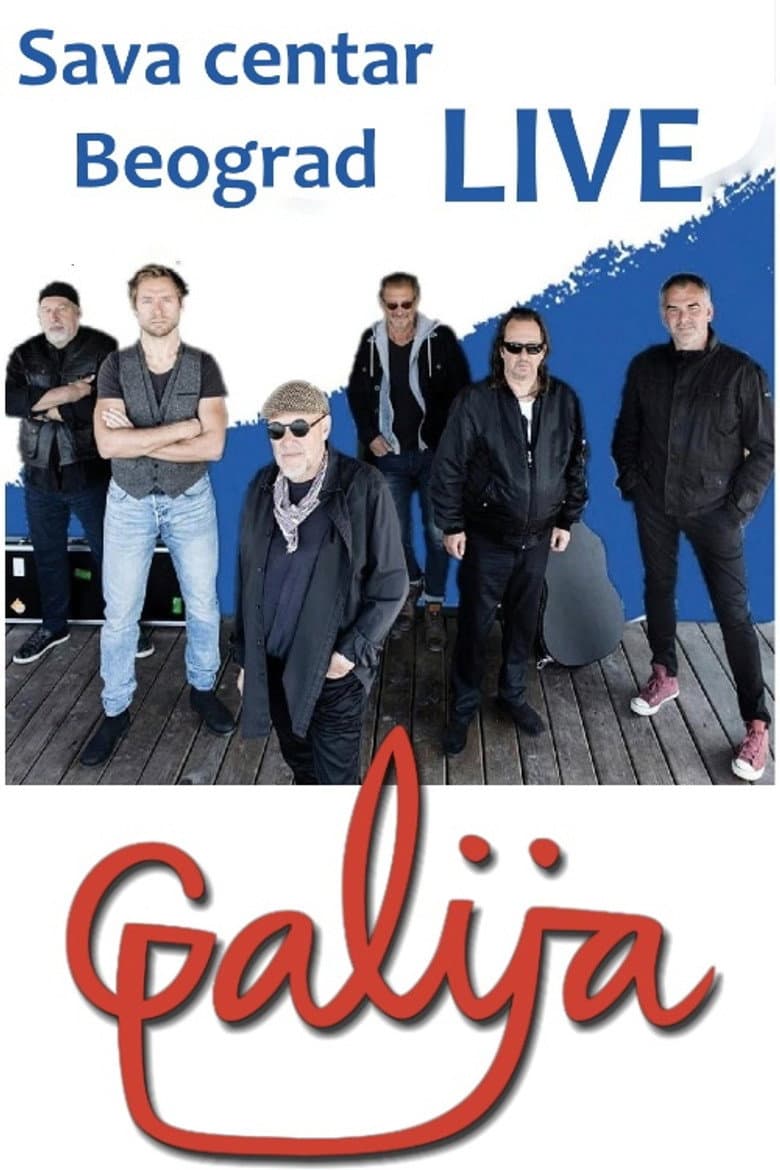 Galija - Concert at Sava Center, Belgrade 2011 poster