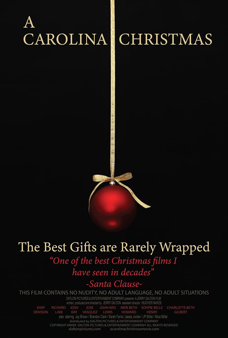 A Carolina Christmas poster