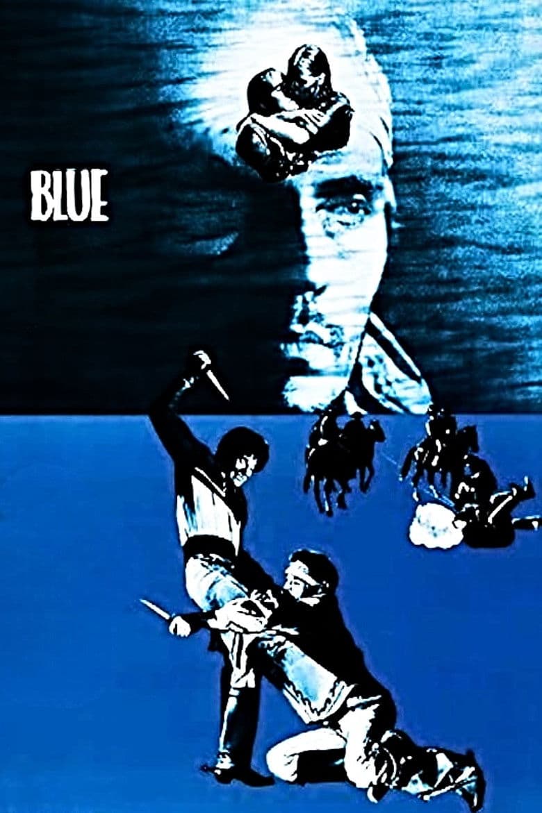 Blue poster