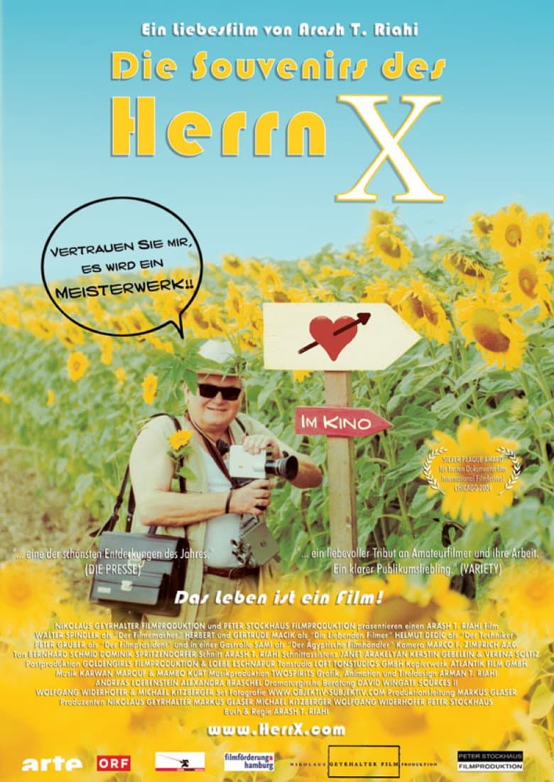 The Souvenirs of Mr. X poster