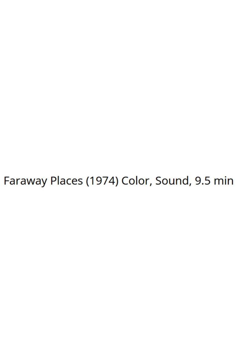 Faraway Places poster