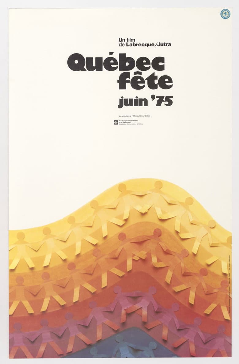 Québec fête juin '75 poster