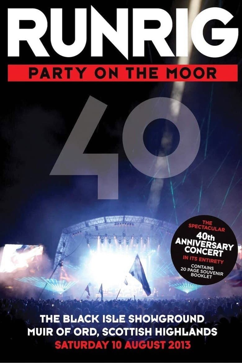 Runrig - Party on the Moor poster