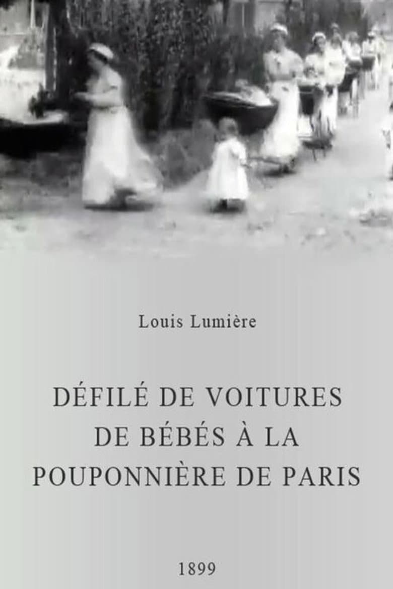 Procession of Baby Carriages at a Paris Nursery poster