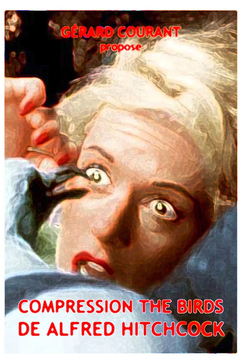 Compression The Birds de Alfred Hitchcock poster
