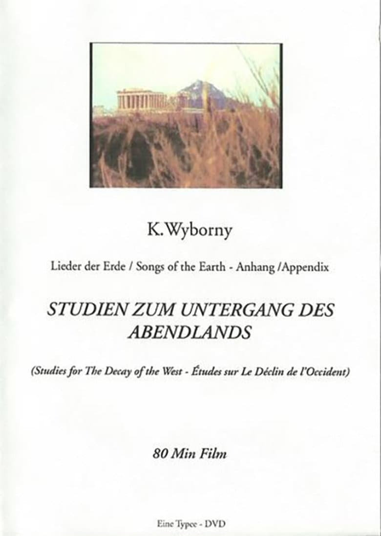 Studies for the Decay of the West poster