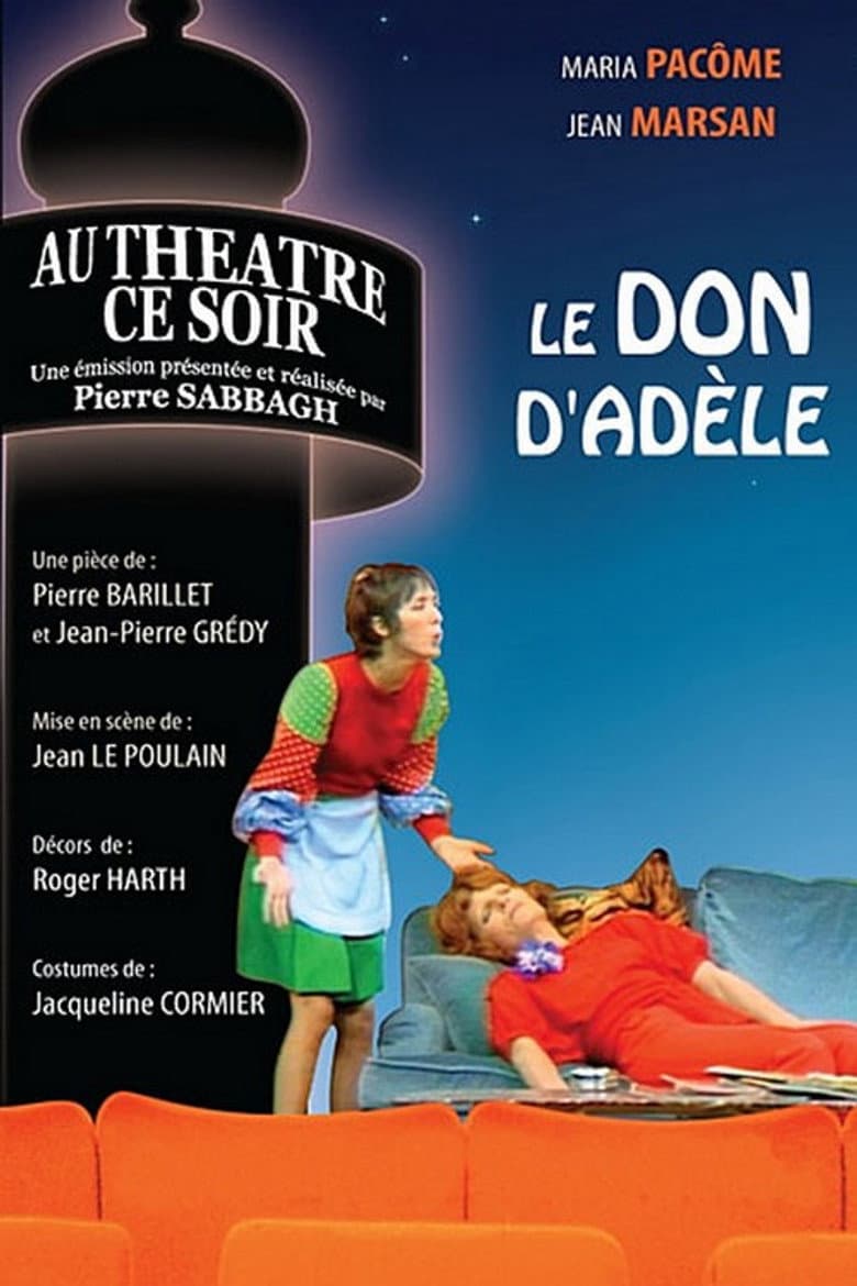 Le don d'Adèle poster