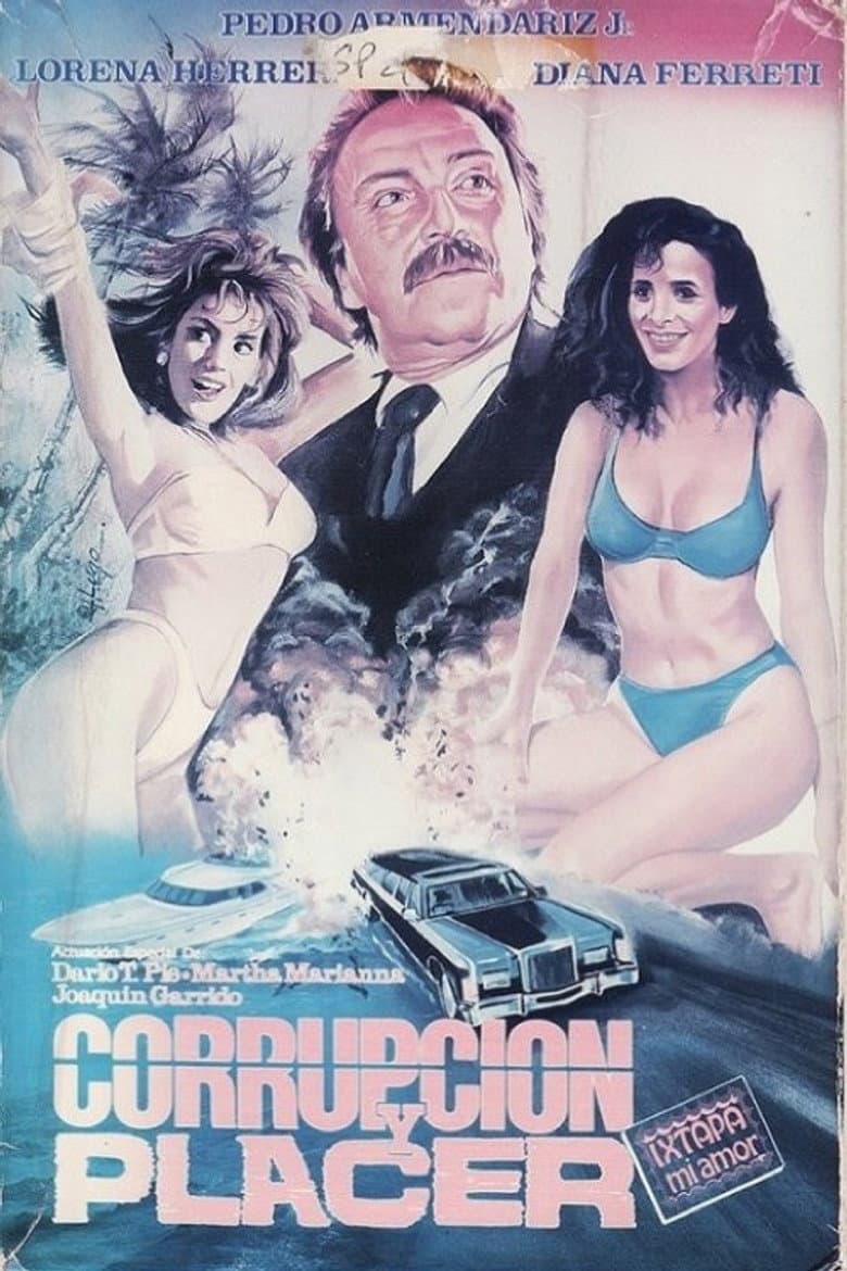 Corrupción y placer poster