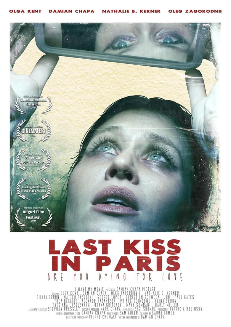 Last Kiss in Paris poster