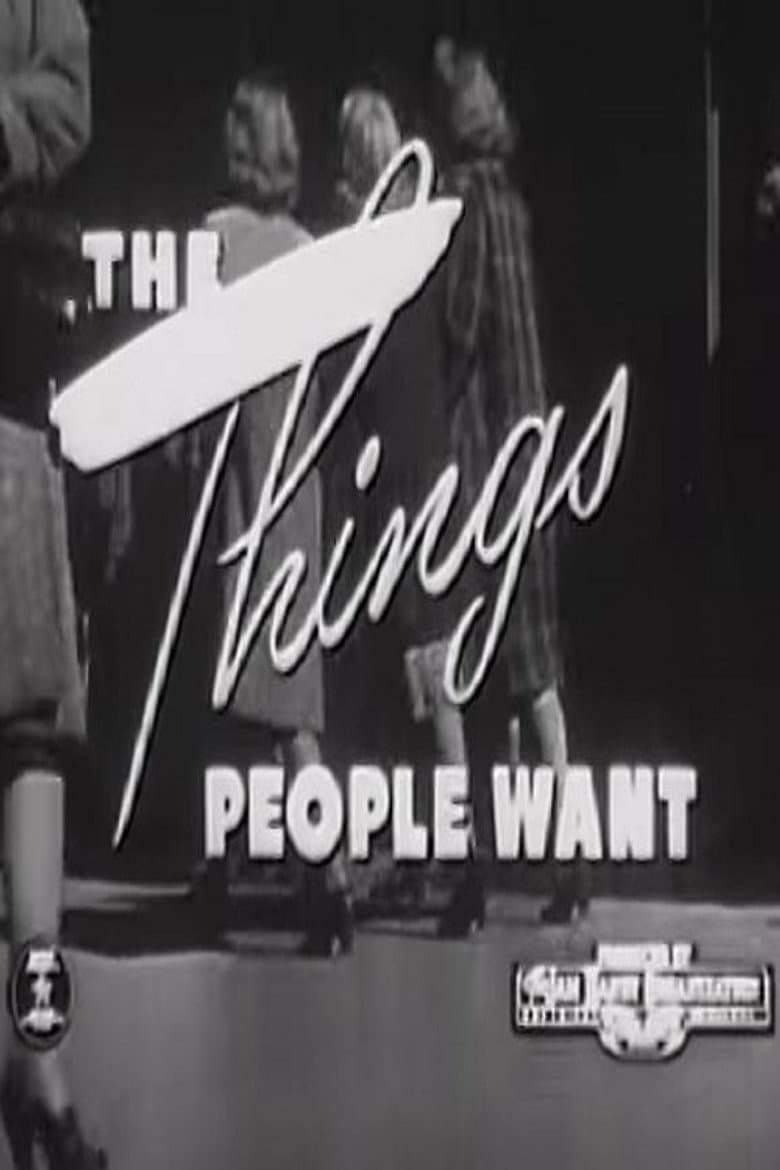 The Things People Want poster