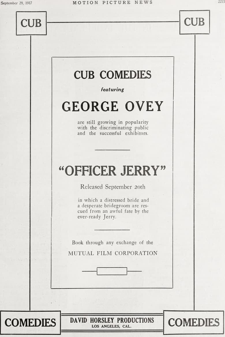 Officer Jerry poster
