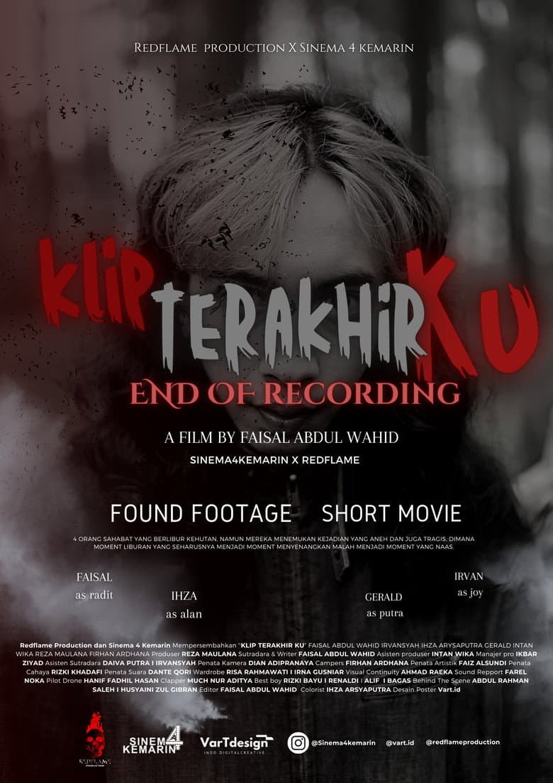 Klip Terakhirku poster