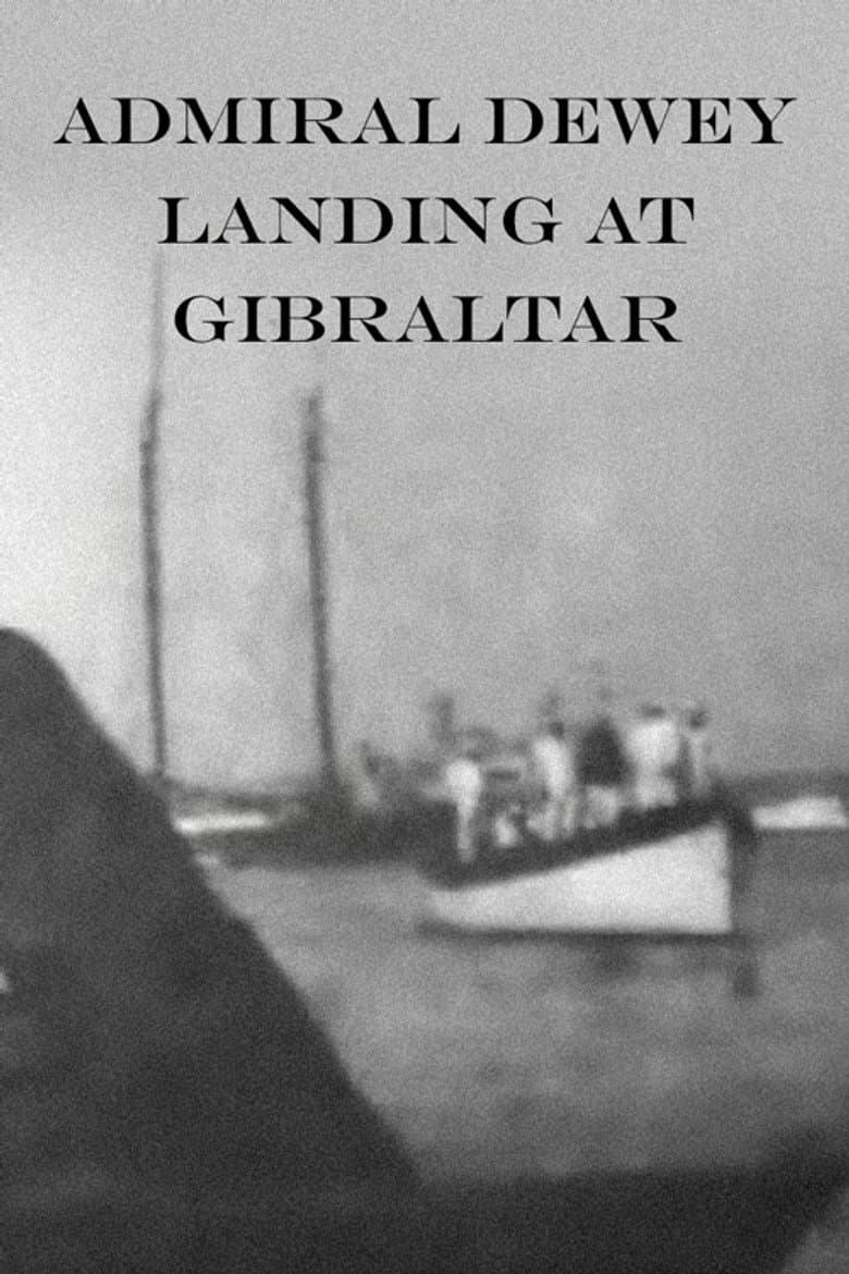 Admiral Dewey Landing at Gibraltar poster