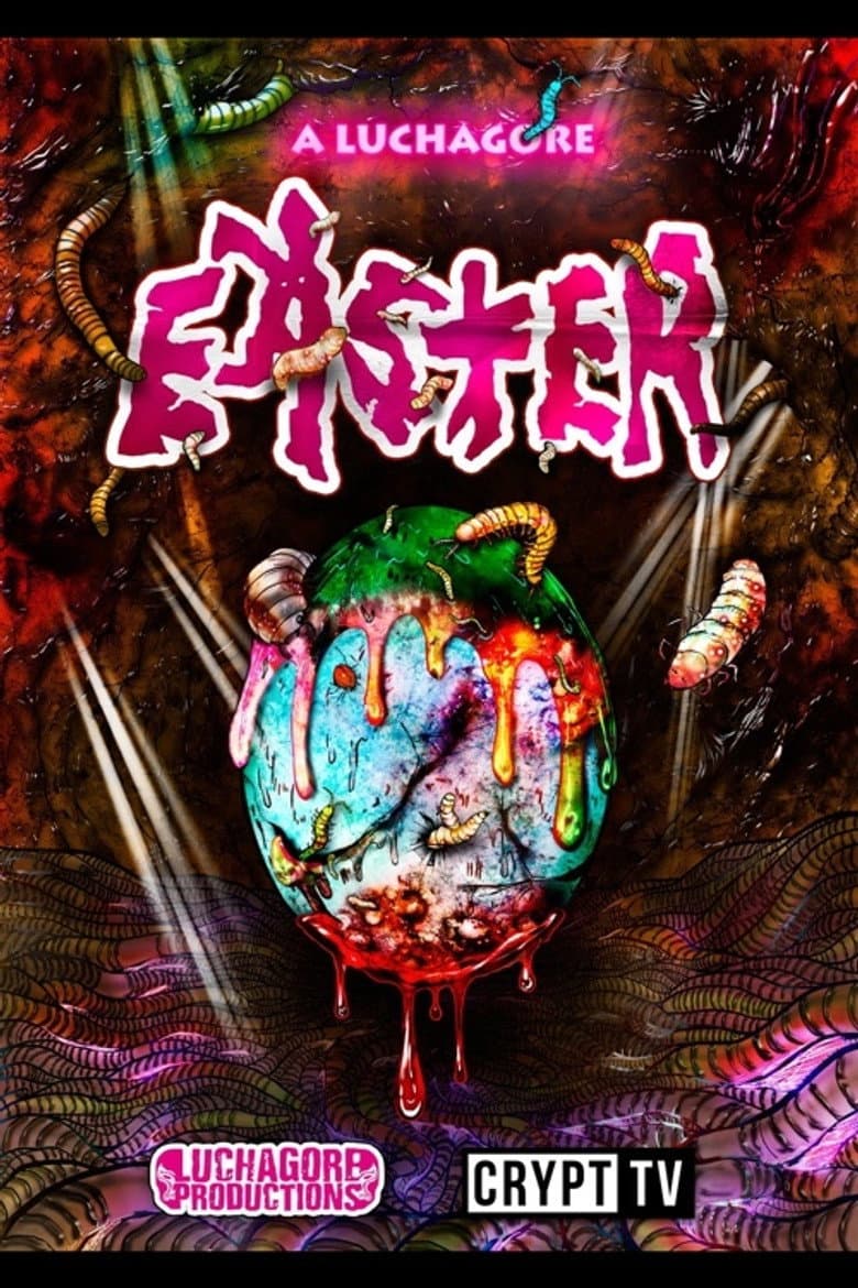 A Luchagore Easter poster