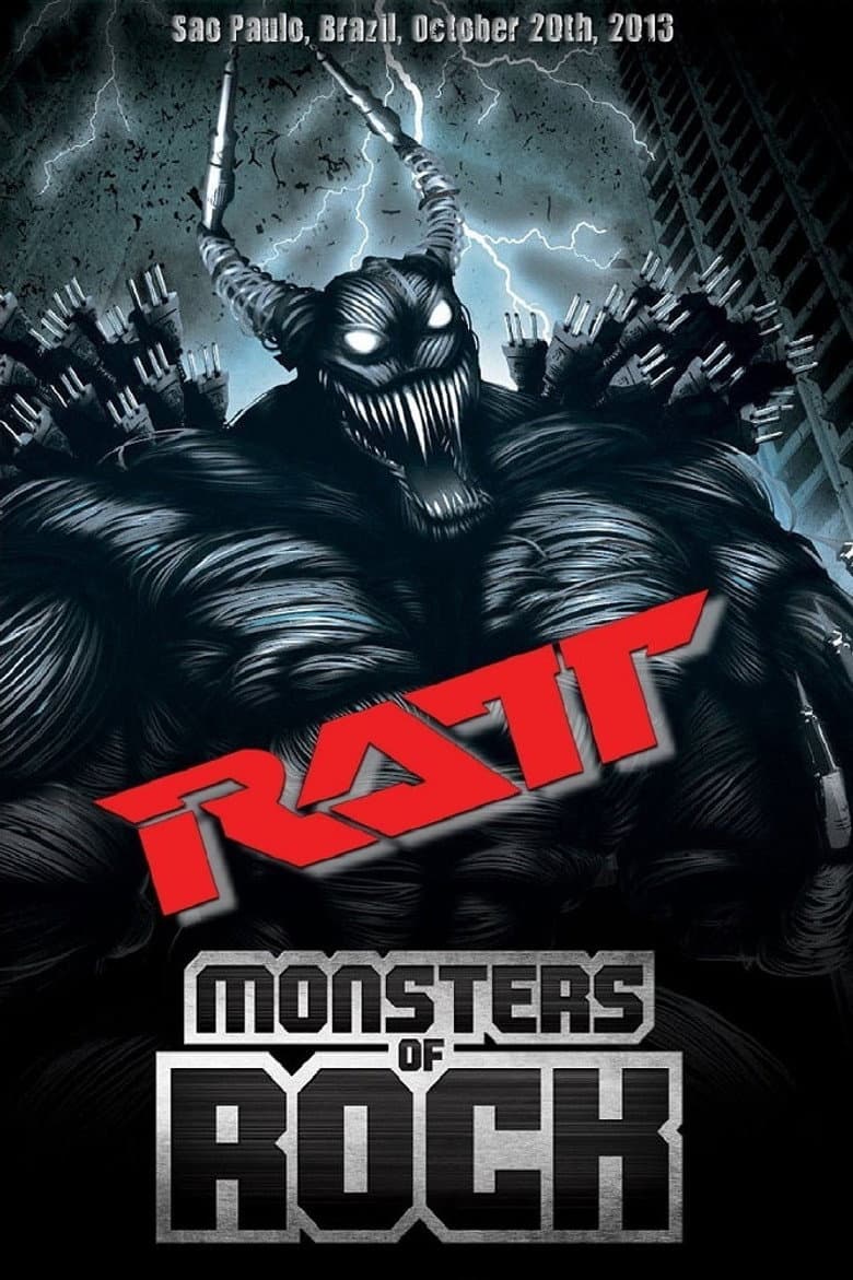 Ratt: Monsters of Rock 2013 poster