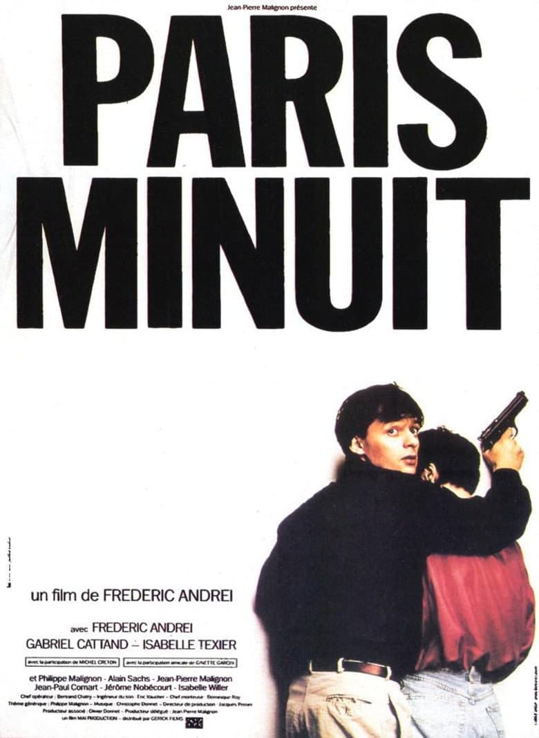 Paris minuit poster