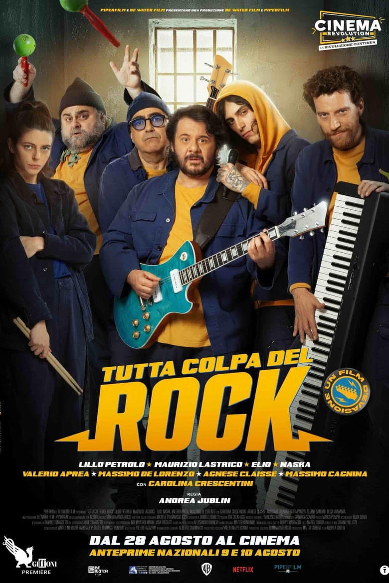Tutta colpa del rock poster